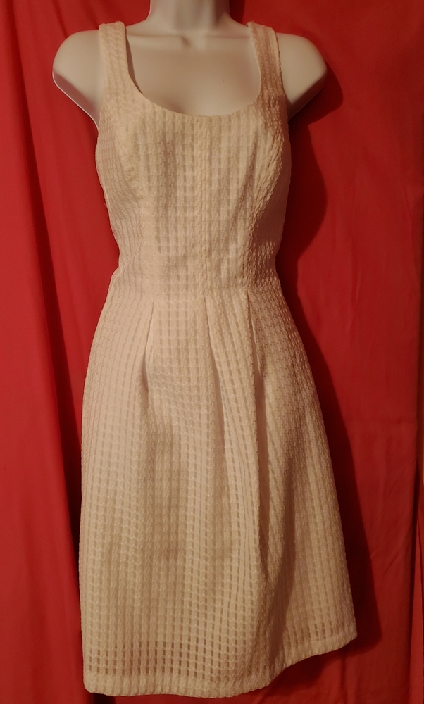 #687 Nine West white dress